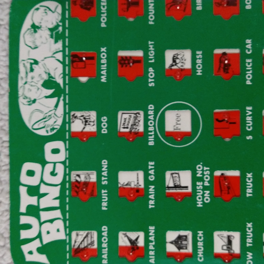Classic 1960s Collectable Auto Bingo Set of 4 - Picture 6 of 9
